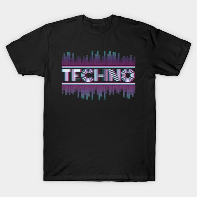 Techno Electronic Style T-Shirt by avshirtnation